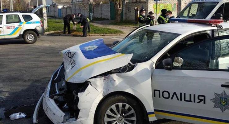 В Херсоне в ДТП с участием полиции пострадали пять человек