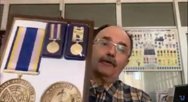 В Украине появилась медаль за борьбу с COVID-19