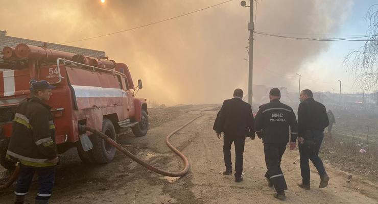 Во Львовской области горит свалка