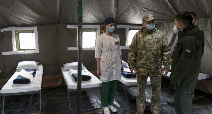 В зоне ООС среди военных провели 500 тестов на коронавирус