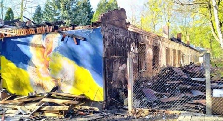 Во Львове сгорел центр реабилитации воинов АТО