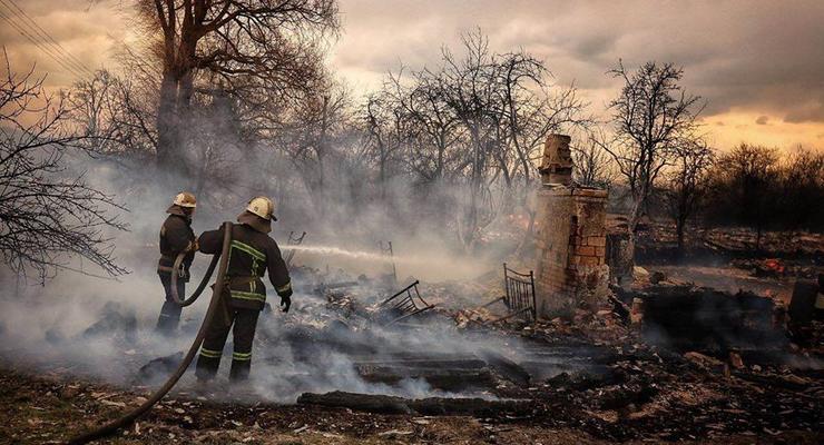 На Житомирщине эвакуировали жителей сгоревших сел