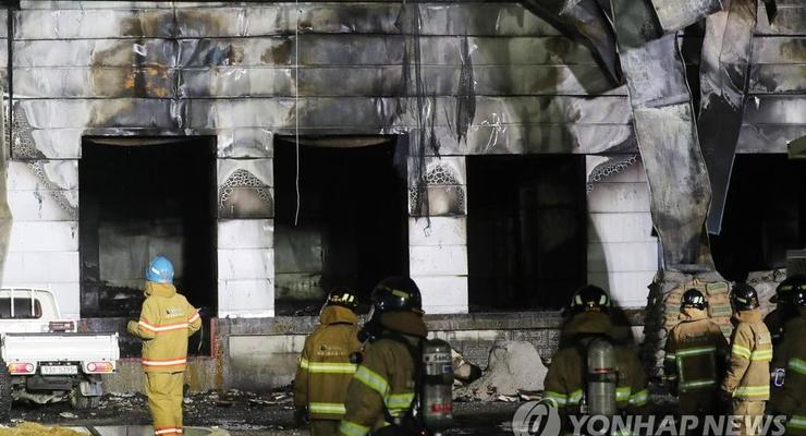 Крупный пожар в Южной Корее: десятки жертв