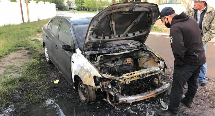 В Измаиле подожгли автомобиль активиста