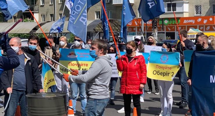 Митинги в Киеве привели к масштабным пробкам
