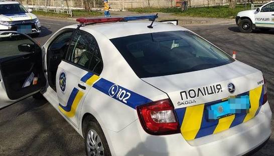 Дебошир разбил авто полиции и сломал нос полицейскому