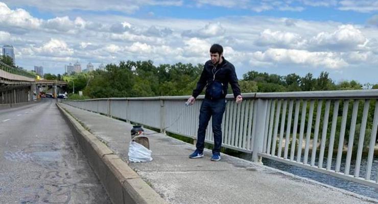 Задержать минера моста в Киеве помог служебный пес