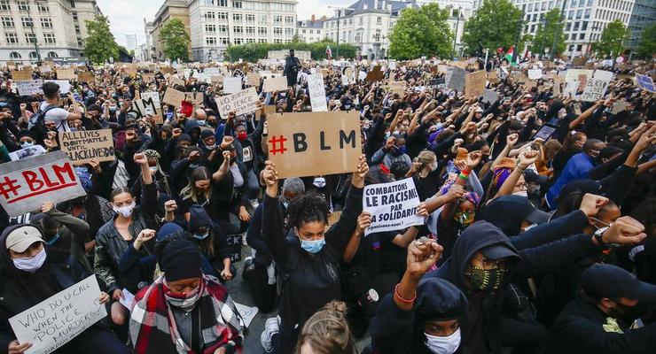 В Брюсселе акция протеста переросла в погромы