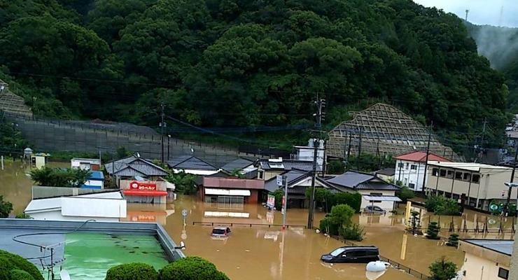 В Японии объявили эвакуацию из-за ливней