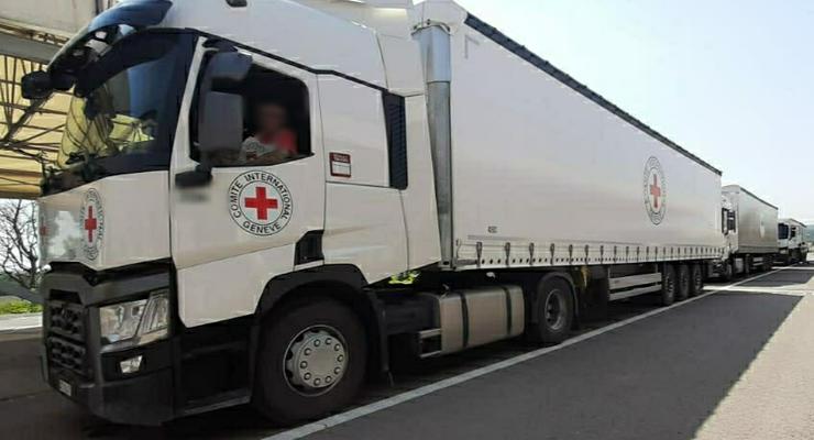 Красный Крест направил гуманитарный груз в Донецк
