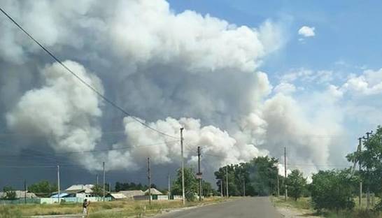 Сепаратисты мешают тушить пожар на Луганщине - глава ОГА