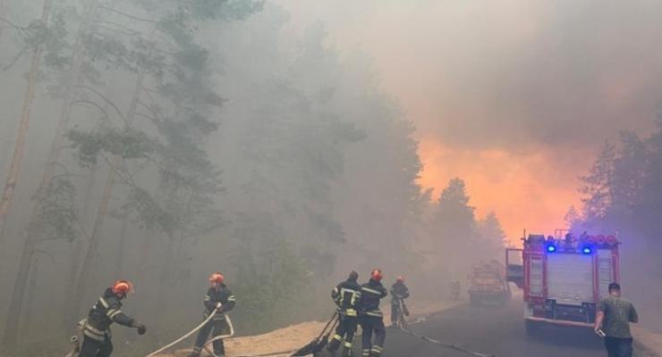 Пожары в Луганской области будет тушить авиация