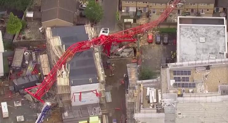 В Лондоне при падении строительного крана погибла женщина