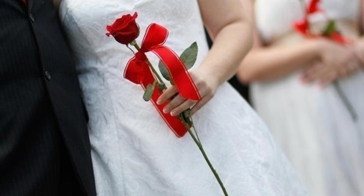Украинцы в 5 раз чаще регистрируют брак, чем разводятся