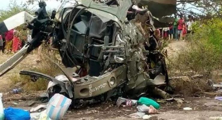 В Кении разбился военный вертолет