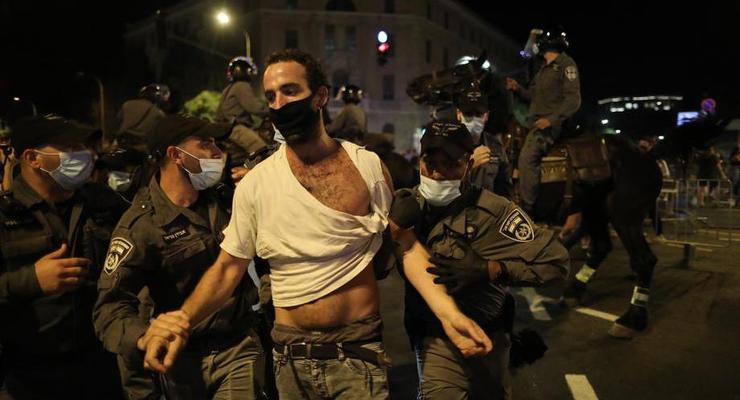 В Израиле полиция задержала протестующих