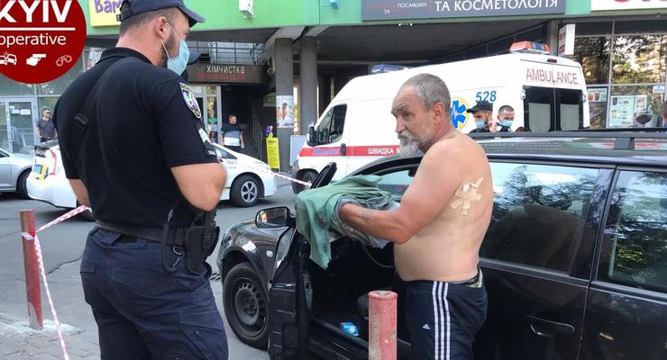 В Киеве раненый таксист дал отпор стрелявшему пассажиру