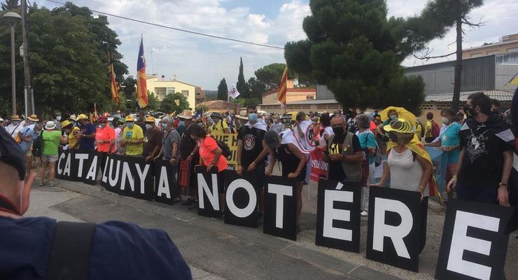 В Каталонии акция протеста из-за приезда короля Испании