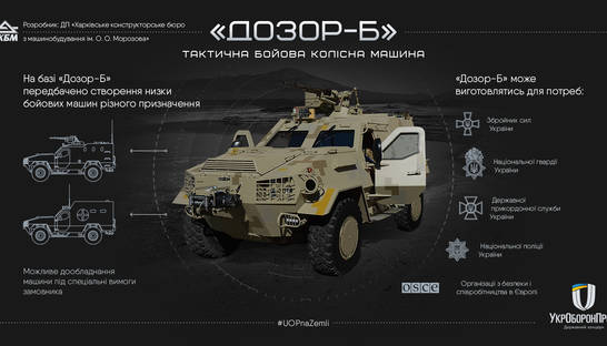 Бронеавтомобиль "Дозор-Б" официально принят на вооружение ВСУ
