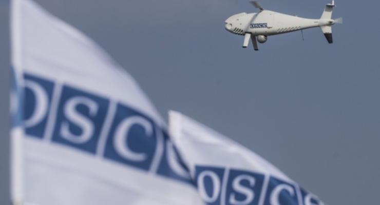 На Донбассе повредили летательный аппарат ОБСЕ