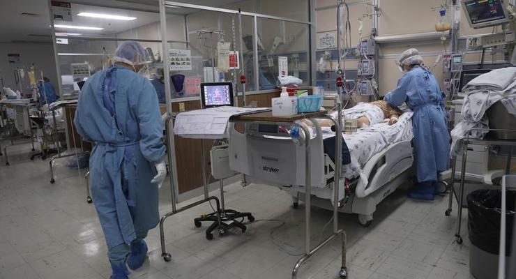 Украина установила рекорд по числу госпитализированных с COVID-19