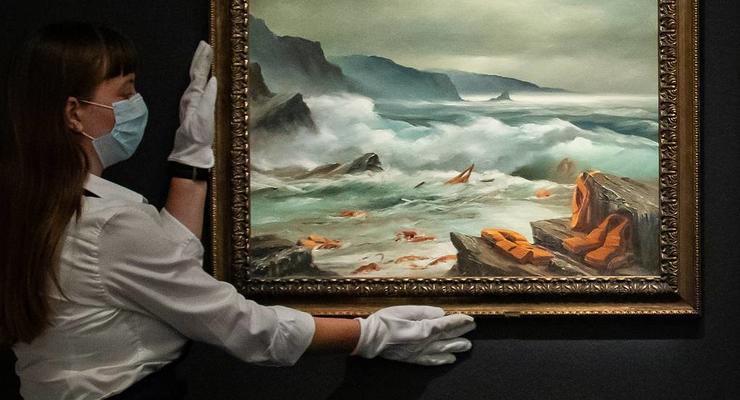 Триптих Бэнкси был продан на Sotheby's за 2,9 миллиона долларов