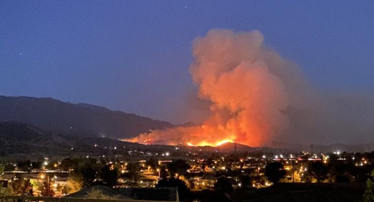 Калифорния в огне: в США возник крупный пожар