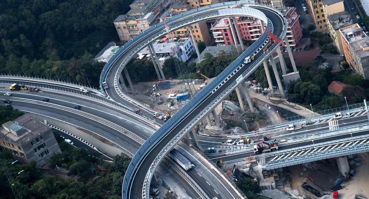 В Генуе открывают новый мост на месте обрушившегося