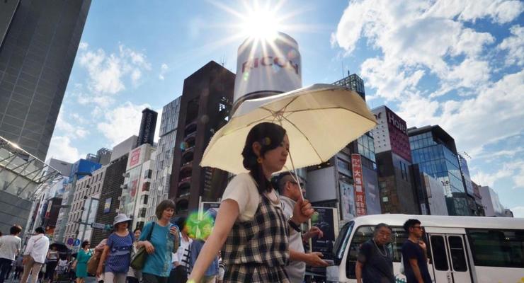 В Японии зафиксирована рекордная температура