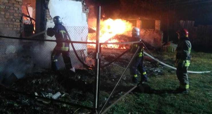 В Ивано-Франковской области сгорел деревообрабатывающий цех