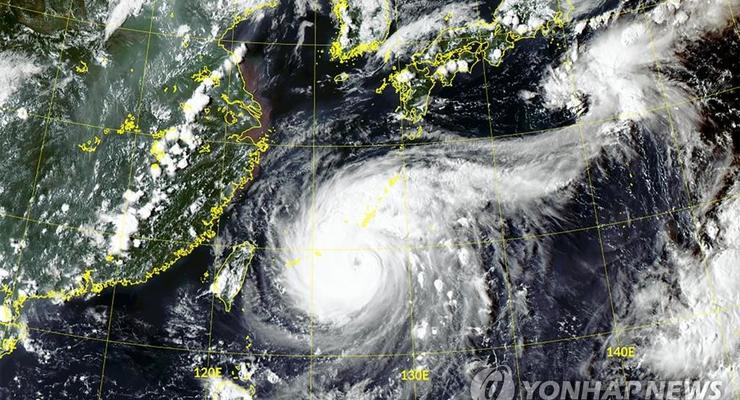На Южную Корею обрушится первый в этом году супертайфун