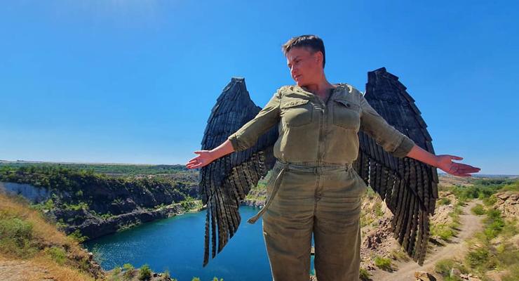 Надежда Савченко примерила крылья