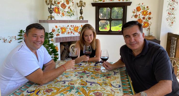 Саакашвили прокомментировал свое фото с Богданом и Ясько