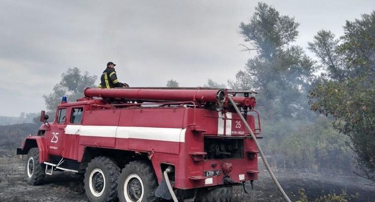 На Луганщине ликвидировали лесной пожар