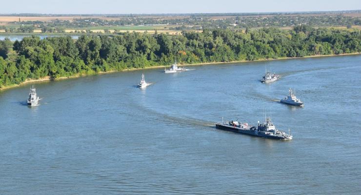 На Дунае начались учения ВМС Украины и Румынии