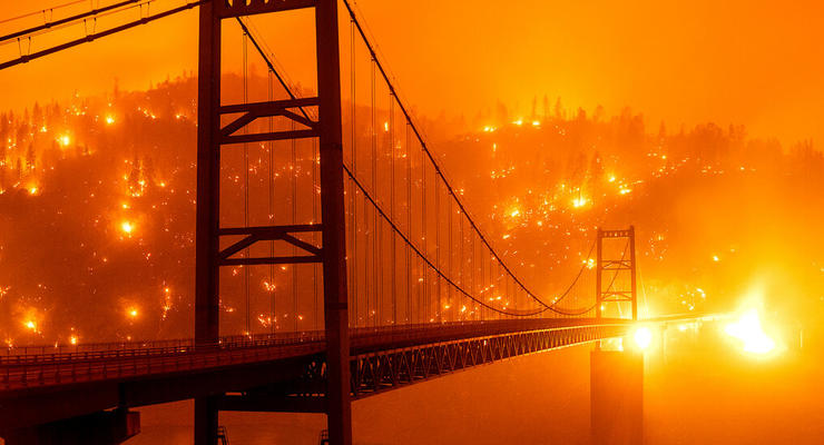 Из-за пожаров штат Орегон превратился в ад