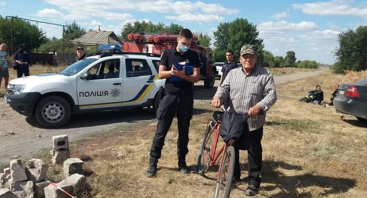 На Луганщине пенсионер пытался убить себя гранатой и сжег здание