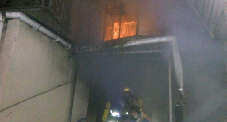 В Одессе горела многоэтажка, 40 человек эвакуированы