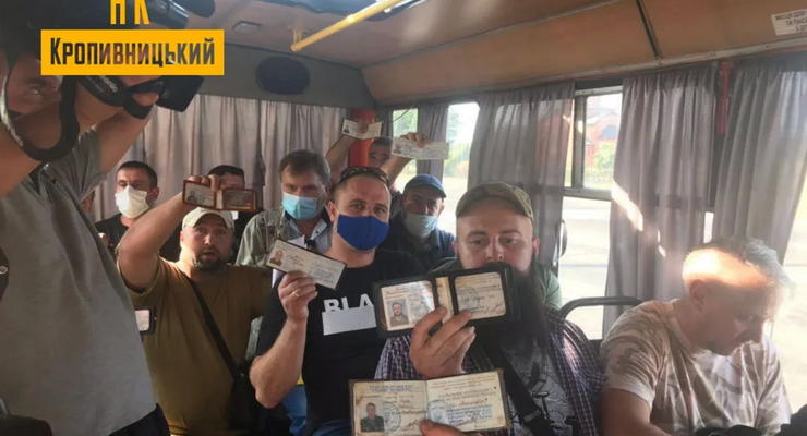 Ветераны АТО в Кропивницком наказали водителя маршрутки