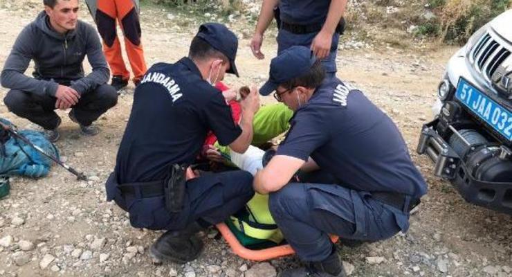 Сломавшего ногу украинского альпиниста спасли в Турции