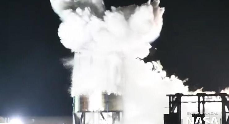 На полигоне SpaceX провели плановый взрыв