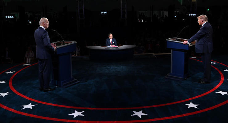 В США прошли первые дебаты Трампа с Байденом