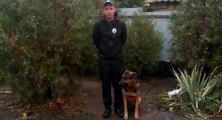 Под Днепром служебная собака помогла найти грабителя