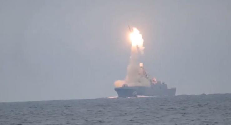 Опубликовано видео пуска ракеты Циркон с корабля
