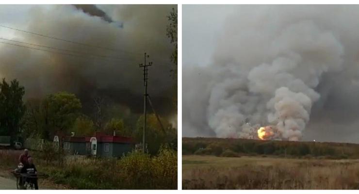В РФ горят склады боеприпасов, людей эвакуируют