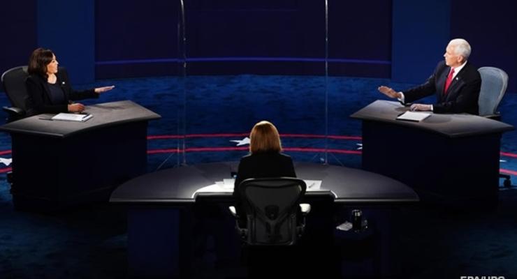 На дебатах кандидатов в вице-президенты США победила Харрис - опрос
