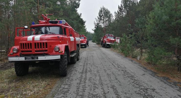 На Луганщине на мине подорвался пожарный автомобиль