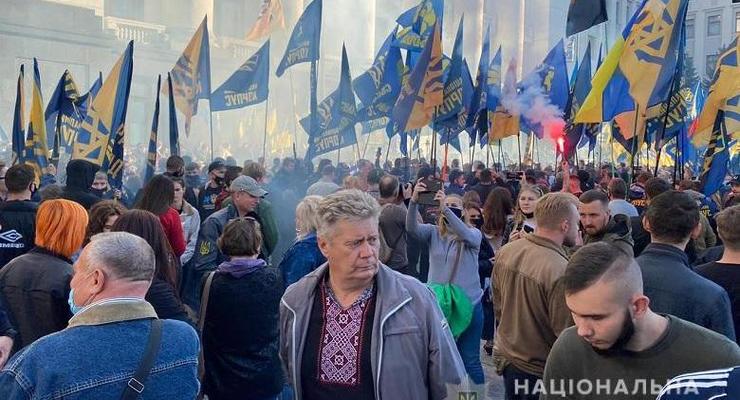 В Киеве мероприятия ко Дню защитника прошли без нарушений - полиция