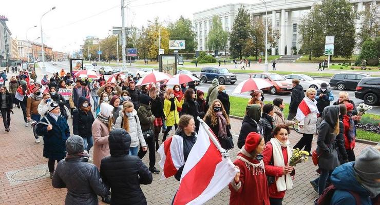 В Минске начались задержания на маршах протеста