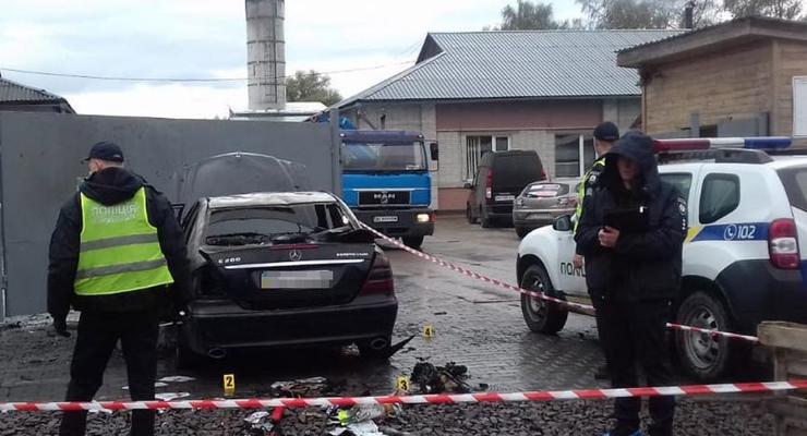 В Дрогобыче сожгли Mercedes кандидата на пост главы ОТО